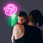 Valentine's day Rose Neon Signs